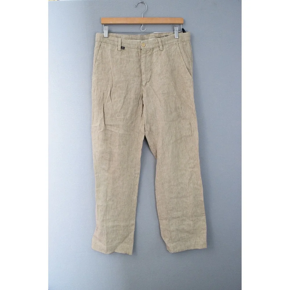 Ems of Mason's Linen Blend Casual Dress Pants 48 X 30